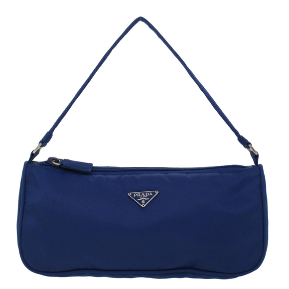 PRADA Accessory Pouch Nylon Blue Auth 44146 - Picture 13 of 16